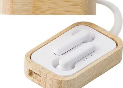 Marmara Funk-Kopfhörer aus ABS mit Bambus-Design TK Gruppe® Grosshandel 