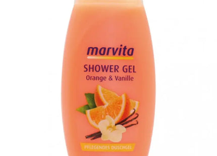 Marvita Duschgel, 300ml - Belebender Orangen- & Vanilleduft für ein luxuriöses Reinigungserlebnis TK Gruppe® Grosshandel 