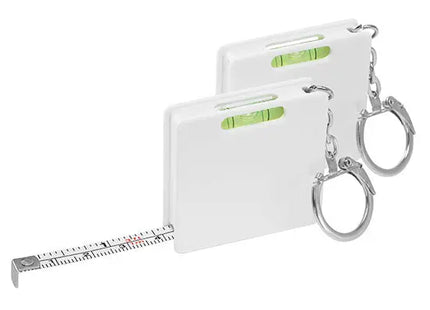 Maßband Duo (1m) - Weiß Kompaktes und präzises Messwerkzeug für vielseitige Anwendungen TK Gruppe® Grosshandel 