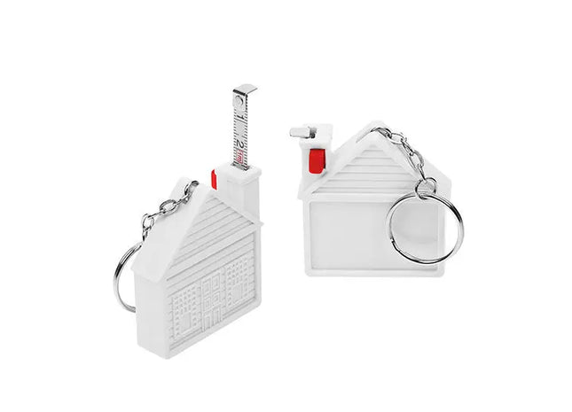 Maßband Haus (1m) - Weiß Kompaktes und vielseitiges Messwerkzeug für präzise Anwendungen TK Gruppe® Grosshandel 