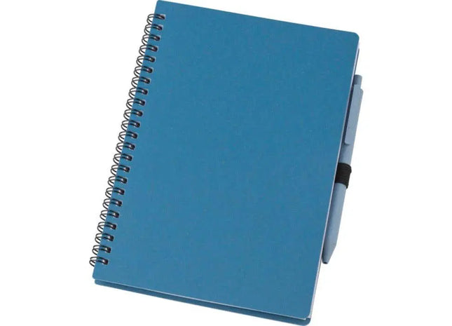 Massimo Weizenstroh-Set: Notizbuch & Kugelschreiber für Umweltbewusste TK Gruppe® Grosshandel 