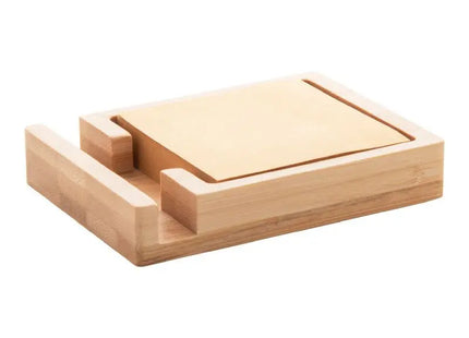 Matsu Smartphone-Halter & Notizblock - Natürliches Holzdesign TK Gruppe® Grosshandel 