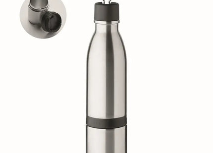 Mattsilber ATERA 500ml 2in1 Multifunktions-Isolierflasche TK Gruppe® Grosshandel 