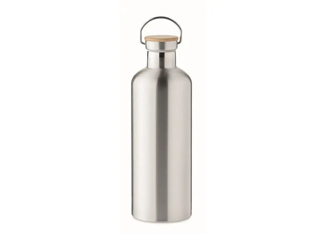 Mattsilber HELSINKI EXTRA 1,5L Große Isolierflasche TK Gruppe® Grosshandel 
