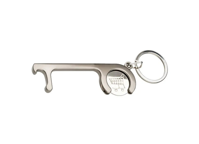 Mattsilberner Schlüsselanhänger RE98-MY-CADDY-DISTANCE - Elegant & Praktisch TK Gruppe® Grosshandel 
