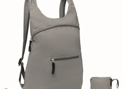 Mattsilberner Sportrucksack 190T Polyester DESTELLO - Leichter und Stilvoller Trainingsbegleiter TK Gruppe® Grosshandel 