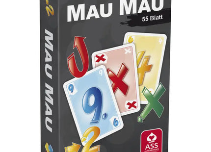 MauMau Erweitertes Kartenspiel, 55 Blatt in praktischer Faltschachtel - Familienspaß garantiert TK Gruppe® Grosshandel 
