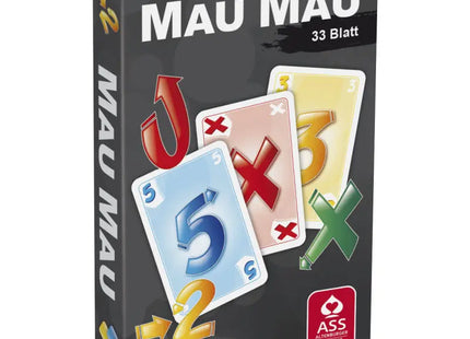 MauMau Kartenspiel, 33 Blatt in Faltschachtel - Klassisches Spiel für schnellen Spielspaß TK Gruppe® Grosshandel 