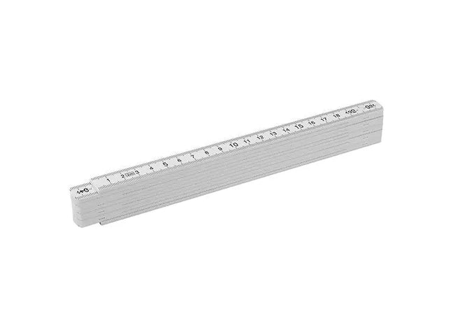 Maxi Kunststoff-Zollstock 2m in Weiß – Flexibel & Dauerhaft für jeden Bedarf TK Gruppe® Grosshandel 
