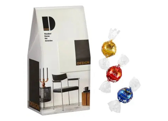 Maxi-Werbepackung mit Lindt Lindor Kugel Mix – personalisiert bedruckt TK Gruppe® Grosshandel 