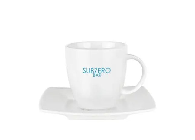Maxim Cafe Set Tasse mit Untertasse - Weiß, Hochwertiges Porzellan, Spülmaschinenfest, Elegantes Design TK Gruppe® Grosshandel 