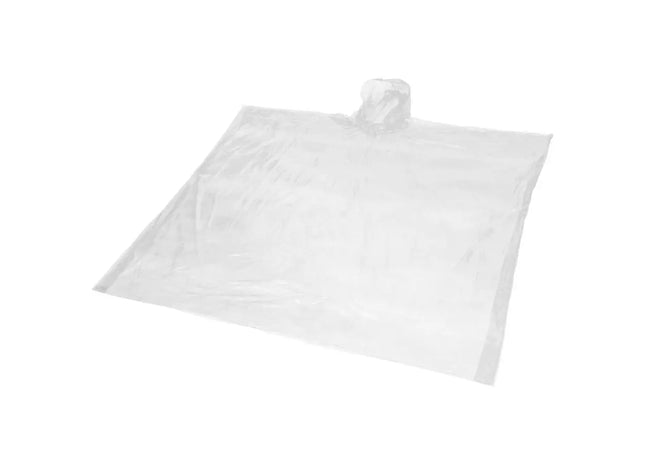 Mayan Regenponcho aus Recyceltem Kunststoff mit Tasche - Weiß TK Gruppe® Grosshandel 