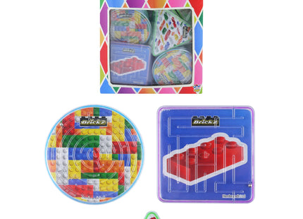 Maze Brickz-Puzzle, 3 verschiedene Formen TK Gruppe® Grosshandel 