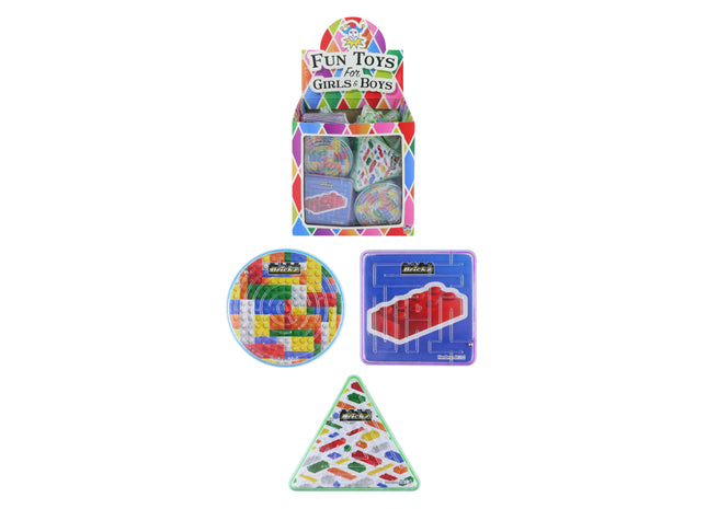 Maze Brickz-Puzzle, 3 verschiedene Formen TK Gruppe® Grosshandel 
