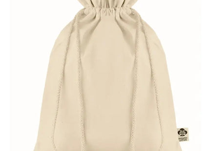Medium Beutel aus Bio-Baumwolle AMBER MEDIUM - beige, vielseitig und nachhaltig TK Gruppe® Grosshandel 