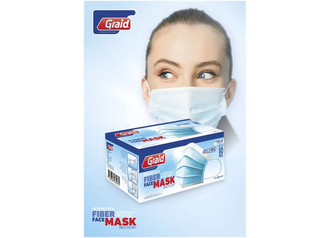 Medizinische Gesichtsmaske Typ IIR, Hellblau, 50 Stück TK Gruppe® Grosshandel 