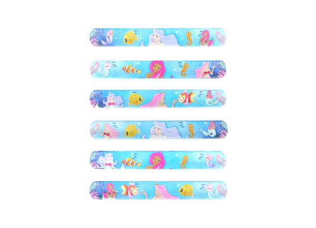Meerjungfrauen-Schnapparmband, 22 x 3 cm, 6 verschiedene Designs – modisches Accessoire für Kinder TK Gruppe® Grosshandel 