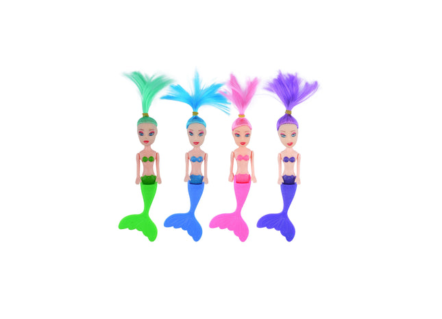Meerjungfrauenfiguren 14 cm – 4 verschiedene Farben – ideal für Sammler und thematische Dekoration TK Gruppe® Grosshandel 