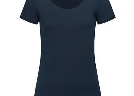 Megan Rundhals Damen-Shirt: Stilvoll, Bequem & Vielseitig Modische Freizeit- & Alltagskleidung TK Gruppe® Grosshandel 