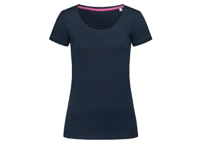 Megan Rundhals Damen-Shirt: Stilvoll, Bequem & Vielseitig Modische Freizeit- & Alltagskleidung TK Gruppe® Grosshandel 
