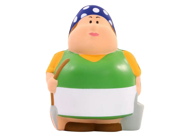 Mehrfarbige SQUEEZIES Bäuerin Berta Stressfigur - Weiche & Langlebige Anti-Stress Puppe TK Gruppe® Grosshandel 