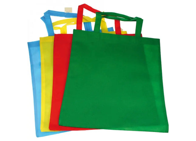 Mehrfarbige Stoff-Einkaufstasche 42x38 cm, in 4 Farben Verfügbar TK Gruppe® Grosshandel 