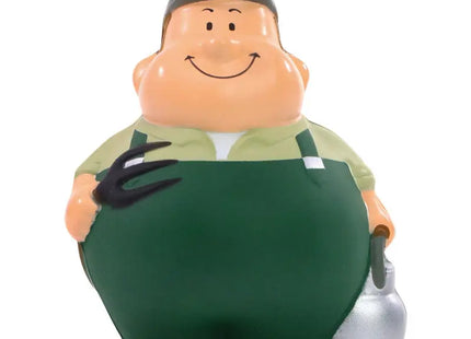 Mehrfarbiger SQUEEZIES Bauarbeiter Bert Stressball - Robuste & Weiche Antistressfigur TK Gruppe® Grosshandel 