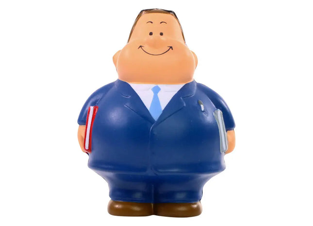 Mehrfarbiger SQUEEZIES Berater Bert Stressball - Weiche & Langlebige Anti-Stress Figur TK Gruppe® Grosshandel 