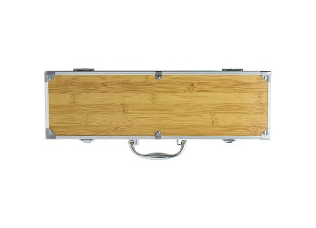 Melina Premium Grillwerkzeug-Set - Elegantes Braun TK Gruppe® Grosshandel 
