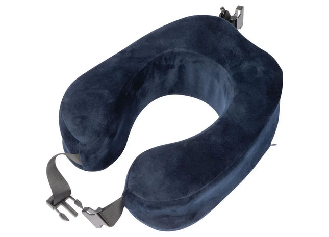 Memory Foam Nackenkissen in Dunkelblau - Ergonomische Reiseunterstützung TK Gruppe® Grosshandel 