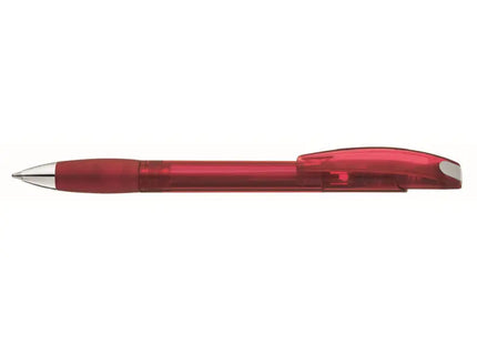 Memory Transparent Si Druckkugelschreiber in Rot - Elegant & Praktisch für Jeden Tag TK Gruppe® Grosshandel 