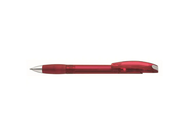 Memory Transparent Si Druckkugelschreiber in Rot - Elegant & Praktisch für Jeden Tag TK Gruppe® Grosshandel 