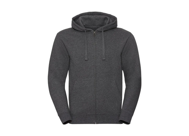 Men`s Authentic Melange Zipped Hood Sweat TK Gruppe® Grosshandel 