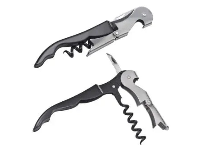 Mendoza Metall Kellnermesser – Professionelles Design in Schwarz TK Gruppe® Grosshandel 