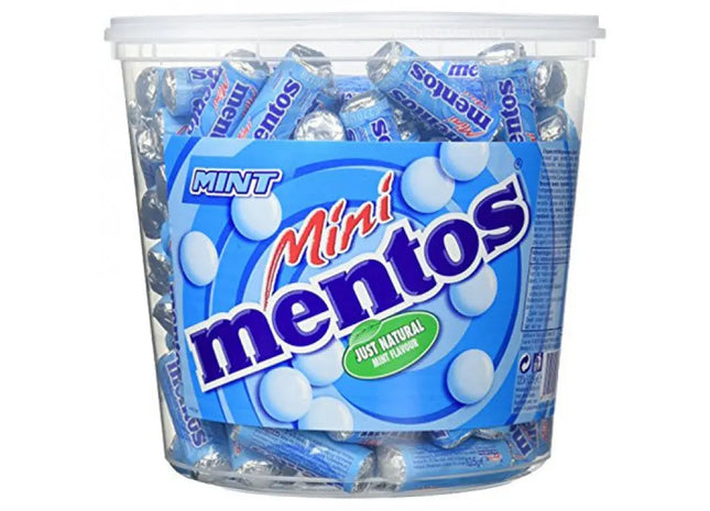 Mentos Mini Kau-Bonbons Minze - Erfrischende Pfefferminzpastillen für unterwegs TK Gruppe® Grosshandel 