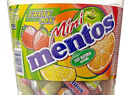 Mentos Mini Kaubonbons, Fruchtmix - Saftiger Geschmack in praktischer Mini-Größe TK Gruppe® Grosshandel 