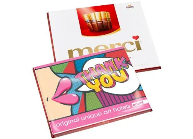 Merci Finest Selection Pralinenbox mit individuellem Druck – Perfektes Geschenk TK Gruppe® Grosshandel 