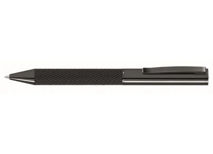 Mesh Drehkugelschreiber in Gunmetal - Elegantes & Robustes Schreibgerät TK Gruppe® Grosshandel 