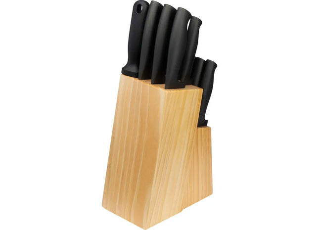 Messerblock Berlin in Beige, Stilvoll & Praktisch, für Küchenmesser TK Gruppe® Grosshandel 