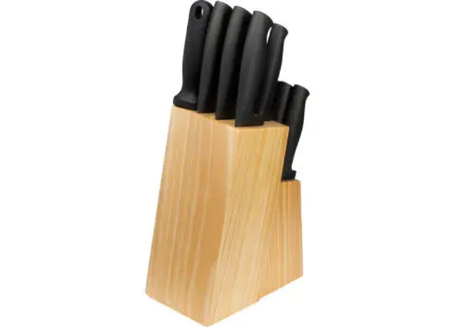 Messerblock Berlin, Universal Messeraufbewahrung in Beige - Stilvoll & Praktisch TK Gruppe® Grosshandel 