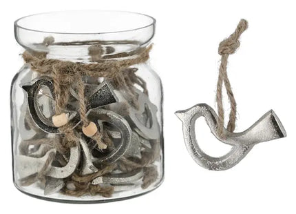 Metal Bird Charm - Approx. 6cmH: Avian-inspired Jewelry Accessory TK Gruppe® Grosshandel 