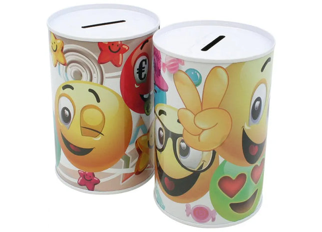 Metal Savings Bank 12.5x8cm Joyful Assortment TK Gruppe® Grosshandel 