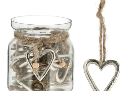 Metall-Anhänger - Herzform, ca. 5cmH: Elegantes Schmuckstück für stilvolle Outfits TK Gruppe® Grosshandel 