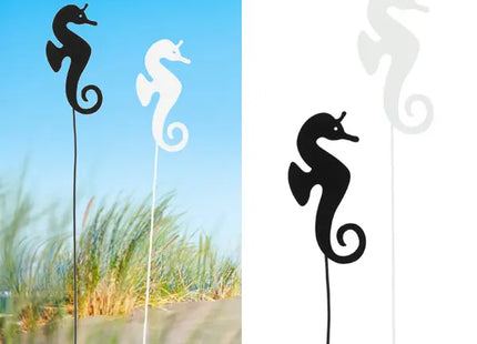 Metall-Spike Seepferdchen, 2er-Pack, ca. 65cmH TK Gruppe® Grosshandel 