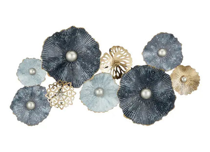 Metall-Wanddekoration, Design 1, Ca. 90 cm Hoch - Modernes Kunstobjekt TK Gruppe® Grosshandel 