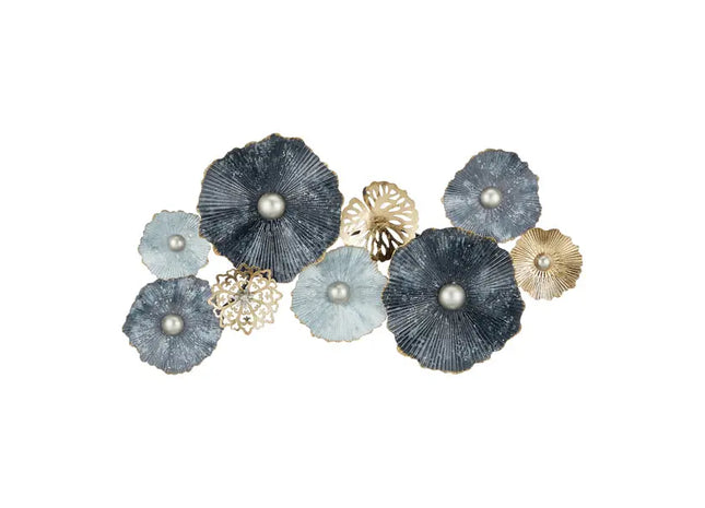 Metall-Wanddekoration, Design 1, Ca. 90 cm Hoch - Modernes Kunstobjekt TK Gruppe® Grosshandel 