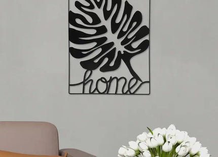 Metallbild 'Home', Wanddekoration, ca. 30x40 cm TK Gruppe® Grosshandel 