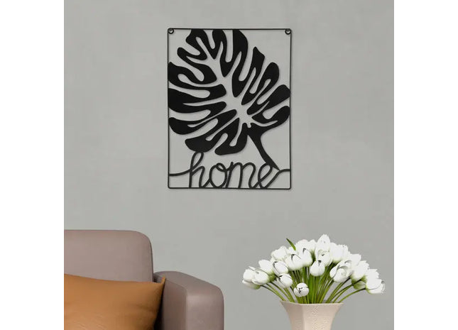 Metallbild 'Home', Wanddekoration, ca. 30x40 cm TK Gruppe® Grosshandel 