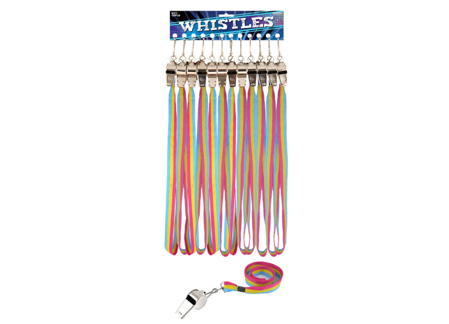 Metallene Pfeife, 5,5 cm, Pansexuell, Inkl. Schlüsselband (80 x 2 cm) – robust und vielseitig TK Gruppe® Grosshandel 