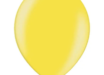 Metallic Luftballon in Gelb mit Siebdruck - Glamouröser Eyecatcher TK Gruppe® Grosshandel 